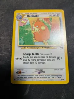 Raticate 6/18 Southern Islands Promo Pokemon Card Rare Lightly Played - Image 1