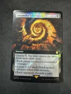 MTG Doctor Who Extended Art (Surge Foil) Doomsday Confluence 963 (NM) - Image 1