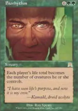 Biorhythm Onslaught Magic mtg Moderate Play, English x1 - Image 1