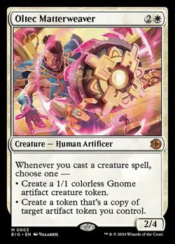 Magic The Gathering MTG OLTEC MATTERWEAVER The Big Score NM Near Mint - Image 1