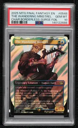 Surge Foil - The Wandering Minstrel (Borderless Number) Magic: Final Fantasy FIN - Image 1