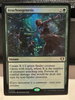 Arachnogenesis FOIL CMM Commander Masters LP MTG - Image 1
