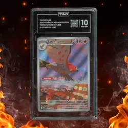 Pokemon Perfect Order TALONFLAME 091/088 Illustration Rare TAG 10 - Image 1