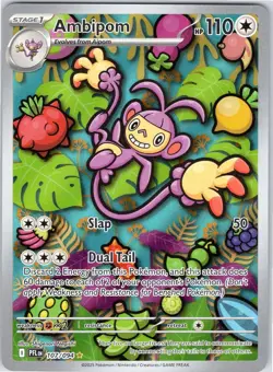 AMBIPOM 107/094 PFL PHANTASMAL FLAMES ENGLISH POKEMON NEAR MINT - Image 1