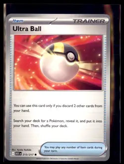 Pokemon Ultra Ball 213/217 ASC ME: Ascended Heroes Lot 4 - Image 1