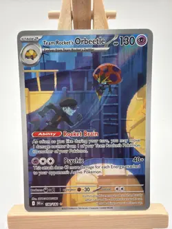 Team Rocket's Orbeetle - 198/182 - Pokemon Destined Rivals Illustration Rare NM - Image 1