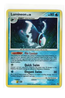 Lumineon 4/100 Holo Rare Stormfront Pokemon Holo Lightly Played - Image 1