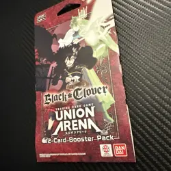Black Clover Union Arena Card Game Sleeved Booster Pack New Factory Sealed - Image 2