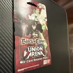 Black Clover Union Arena Card Game Sleeved Booster Pack New Factory Sealed - Image 3