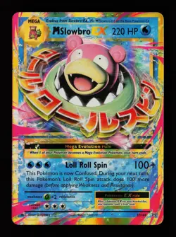 M Slowbro EX 27/108 Holo EX Rare Evolutions Pokemon Cards - Image 1
