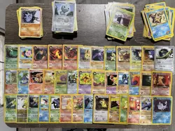 Huge Collection Bulk Lot of 200 Jungle/Team Rocket/ 1st ed Pokemon Cards Vintage - Image 1