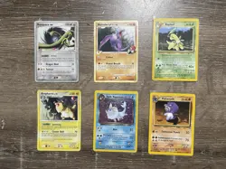 Huge Collection Bulk Lot of 200 Jungle/Team Rocket/ 1st ed Pokemon Cards Vintage - Image 2