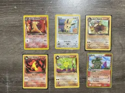 Huge Collection Bulk Lot of 200 Jungle/Team Rocket/ 1st ed Pokemon Cards Vintage - Image 5