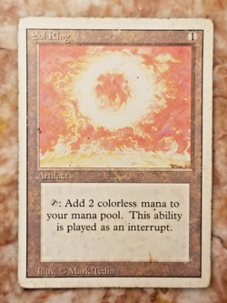 🔥 RARE ARTIFACT Sol Ring! 🔥 MTG Revised Edition Vintage Card / LP - Image 1