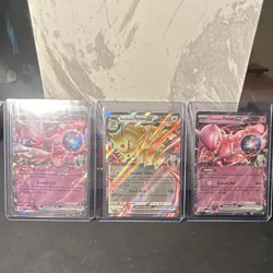 Pokemon TCG team Rocket Holo Card Lot 3 Mewtwo ex Persian ex 2 black star promo - Image 1