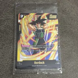 Bardock Gold Holo Rare Prize Tournament Promo Card FP-021 Dragon Ball SEALED - Image 1