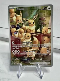 Pokemon Eevee Holo TCG Card 188/167 Sv06 Twilight Masquerade - Image 1