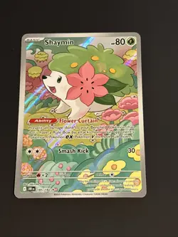 Pokemon Scalet & Violet 2025 Destined Rivals Shaymin Card #185/182 - Image 1