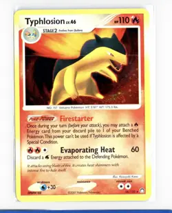 Typhlosion 16/123 Holo Rare Mysterious Treasures Pokemon Card NM - Image 1