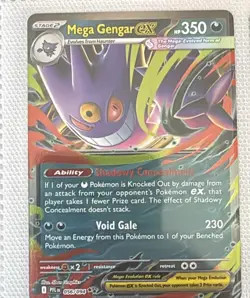 Mega GEngar ex 056/094 Holo NM Pokemon Card ME02 Phantasmal Flames - Image 1