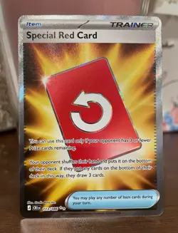 Pokemon TCG Special Red Card - 113/086 Chaos Rising Ultra Rare Holo NM - Image 1
