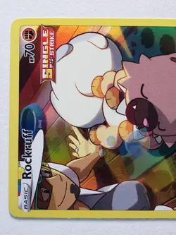 HOLO Rockruff TG07/TG30 NM / M - Silver Tempest Trainer Gallery Pokemon Card - Image 2