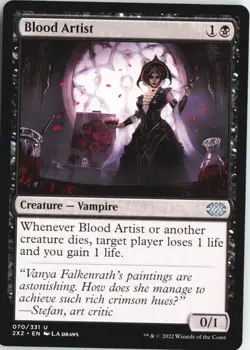 Blood Artist 70 Uncommon Double Masters 2022 Near Mint - Image 2