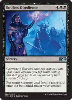 4 x Endless Obedience (094/269) - M15 Magic 2015 Core Set - Uncommon - Image 1