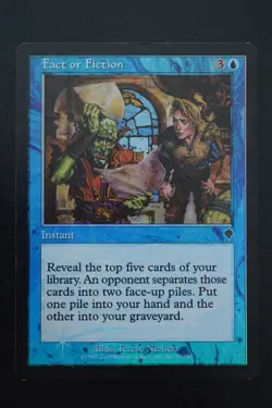Magic The Gathering MTG FACT OR FICTION FOIL Invasion HP Heavily Played - Image 1
