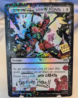 Secret Lair Deadpool Deadly Dispute Pool Party Foil Magic the Gathering MTG - Image 1