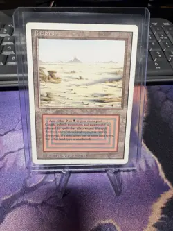 Badlands Revised Magic the Gathering LP - Image 1
