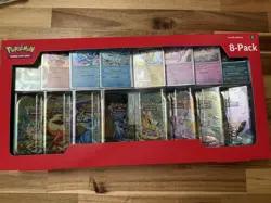 PokemonTCG Prismatic Evolutions Costco 8 Mini-Tin Bundle w Promo Cards (In Hand) - Image 1