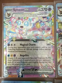 Pokemon Prismatic Evolutions - 9 Card Complete Eeveelution EX Set NM - Image 2