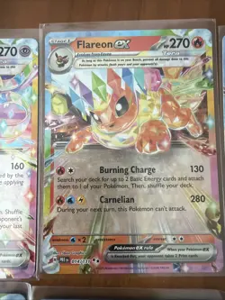 Pokemon Prismatic Evolutions - 9 Card Complete Eeveelution EX Set NM - Image 3