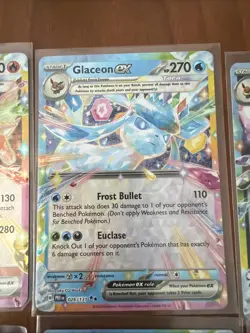 Pokemon Prismatic Evolutions - 9 Card Complete Eeveelution EX Set NM - Image 4