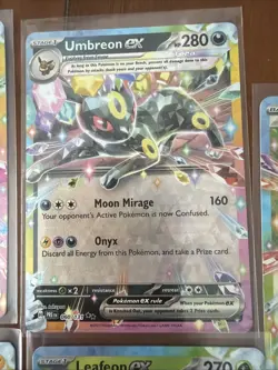 Pokemon Prismatic Evolutions - 9 Card Complete Eeveelution EX Set NM - Image 5