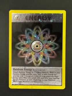Pokemon TCG: Rainbow Energy - WOTC Pokemon League Promo - NM - Image 1