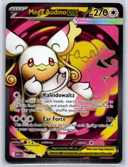 MEGA AUDINO EX 253/217 ASCENDED HEROES ULTRA RARE POKEMON NEAR MINT - Image 1