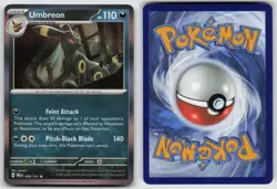 Umbreon 059/131 Holo Rare Prismatic Evolutions Pokemon Holo NM - Image 3
