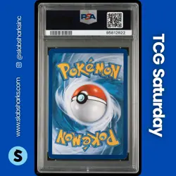 2013 POKEMON BW BLACK STAR PROMO SYLVEON COLLECTION #BW89 VAPOREON HOLO PSA 7 - Image 2