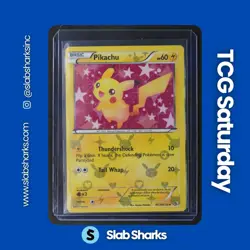 2013 POKEMON B & W LEGENDARY TREASURES #RC7/RC25 PIKACHU RADIANT COLLECTION - Image 1