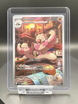 Gurdurr 126/086 Holo Illustration Rare Black Bolt Pokemon Near Mint - Image 1