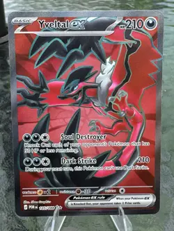 Pokemon TCG Yveltal EX 105/088 Special Illustration Rare Perfect Order - Image 1