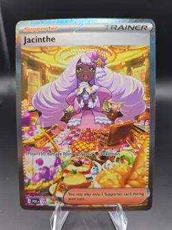 Pokemon TCG Jacinthe POR 122/088 Trainer Supporter Special Illustration Rare - Image 1