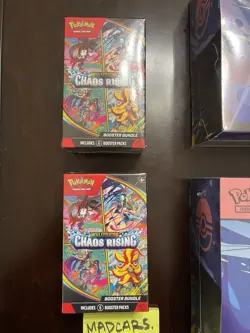 Pokemon Chaos Rising 2 ETBs & 2 Booster Bundles BRAND NEW IN HAND - Image 2