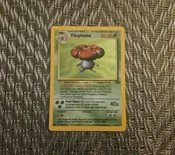 1999 Pokemon Jungle Vileplume Holo #15/64 Light Play - Image 1
