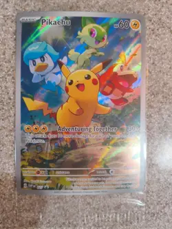 Pikachu #27 SEALED Pokemon TCG Black Star Promo Near Mint Paldea Evolved ETB 027 - Image 1