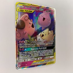 TOGEPI & CLEFFA & IGGLYBUFF GX 143/236 SUN & MOON COSMIC ECLIPSE HP DMG POKEMON - Image 2