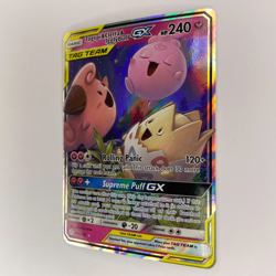 TOGEPI & CLEFFA & IGGLYBUFF GX 143/236 SUN & MOON COSMIC ECLIPSE HP DMG POKEMON - Image 3