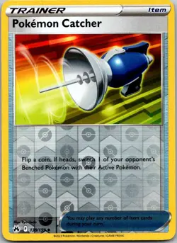 Pokemon Catcher Reverse Holo Uncommon SWSH: Crown Zenith 138/159 NM - Image 1